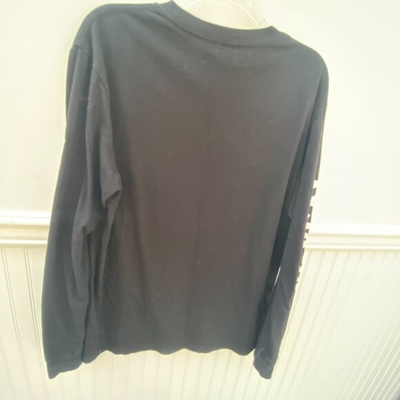 Forever 21 Men's Black T-shirt Long sleeve size Medium Be Real tee - Picture 6 of 6